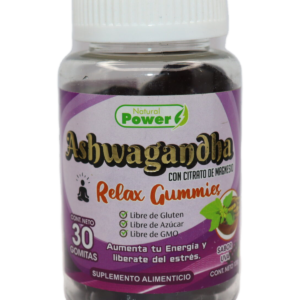 Ashwagandha con Citrato de Magnesio (Gomitas sin Azúcar)