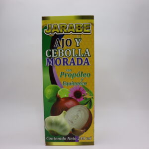 Jarabe Ajo y Cebolla Morada con Propóleo y Equinácea