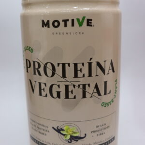 Proteína Vegetal natural en polvo sabor vainilla