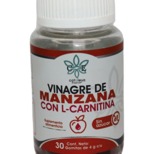 Vinagre de Manzana con L-Carnitina (Gomitas sin Azúcar)