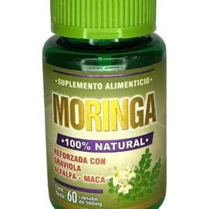 Moringa, reforzada con Graviola, Alfalfa y Maca